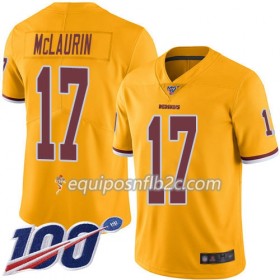 Camiseta Hombre NFL Washington Redskins Terry McLaurin 17 Nike Amarillo 100th